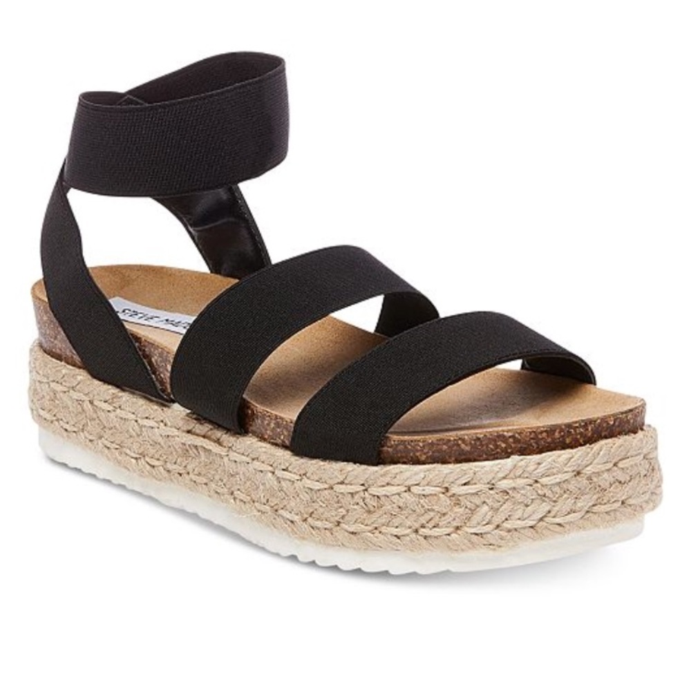 SOLD!!!! Steve Madden Kimmie Flatform Black sandal